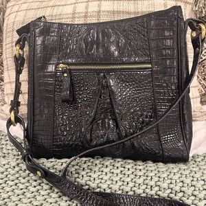 Brahmin crossbody black like new condition Brahmin purse Brahmin black Brahmin